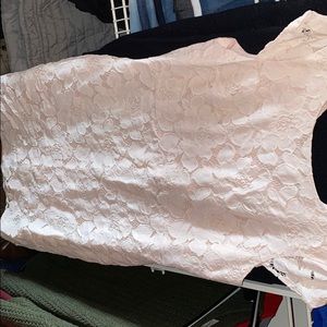 Pastel Pink Lace Dress